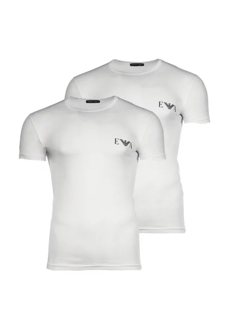 Слим тениска - 2 броя - Бял