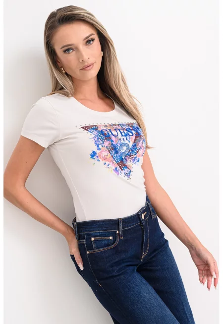 Слим тениска с лого