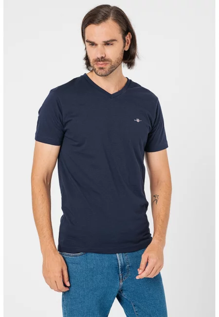 Слим тениска Shield с шпиц