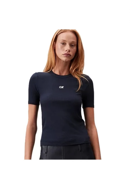 Тениска  A- Modal Rib Tee (essential)-LV044C901G-CEF