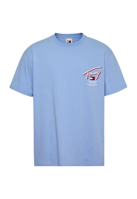 Тениска с овално деколте и лого