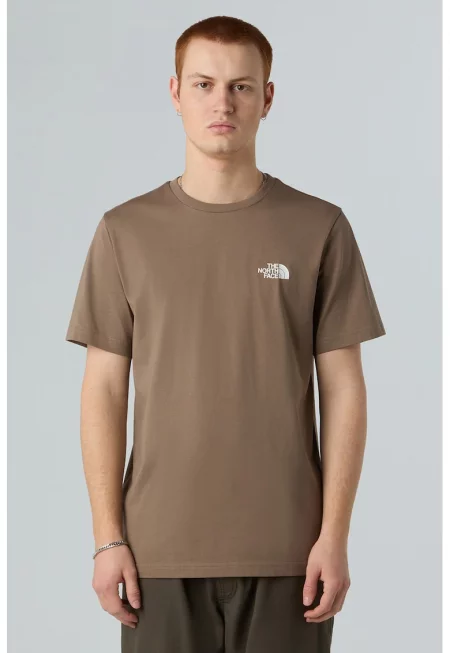 Тениска с памук с овално деколте