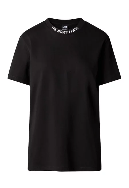 Тениска Zumu с овално деколте - Черен