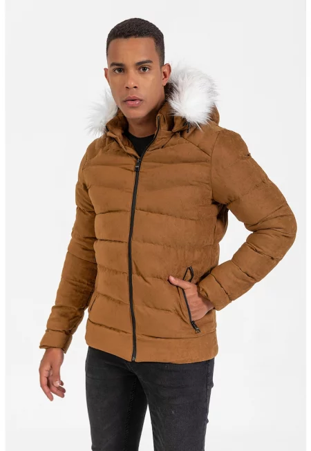 Ватирана зимна парка Rui с качулка