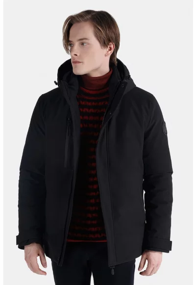 Ватирано яке с качулка