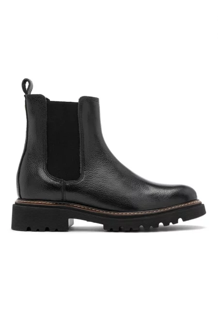 Велурени боти Adele тип Chelsea - Черен