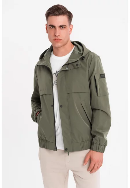 Яке с качулка и джобове