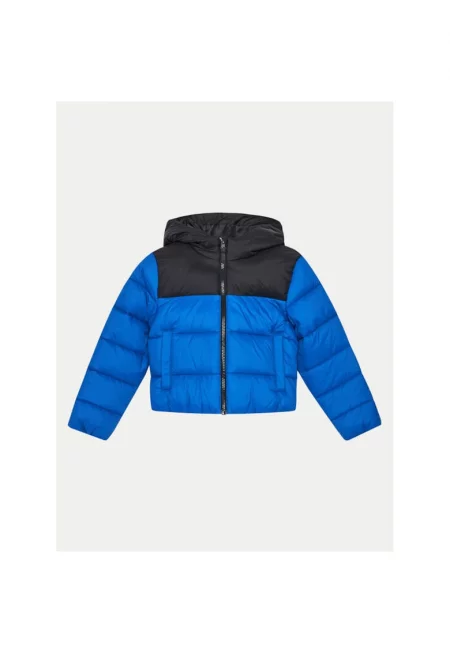 Яке  за момче - синтетичен пълнеж - хидрофобен - синьо/черно - полиестер