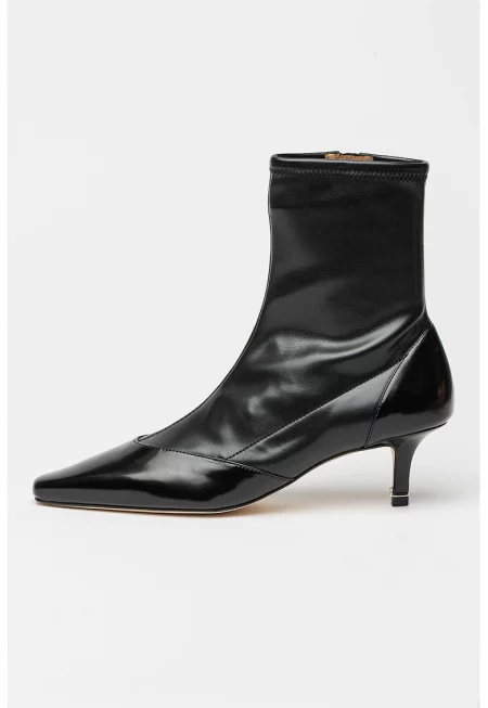 Заострени кожени боти Charlize - Черен