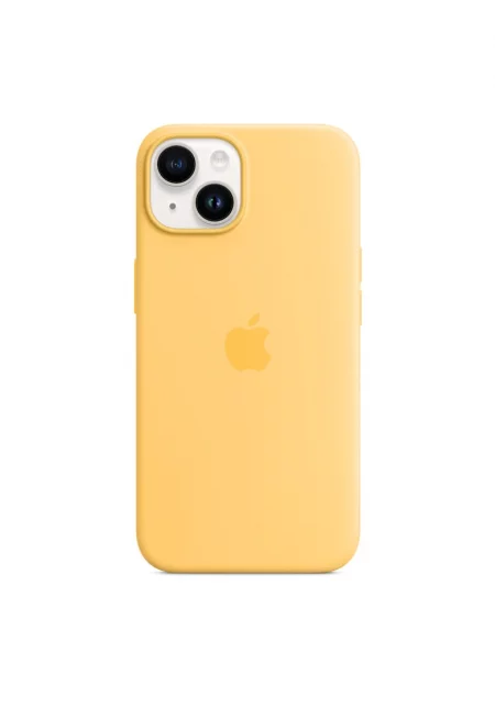 Защитен калъф  Silicone Case with MagSafe - За iPhone 14 - Sunglow