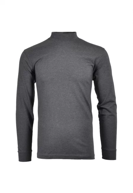 Блуза със средновисока яка