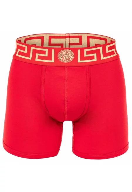 Боксерки с лого на талията - Червен