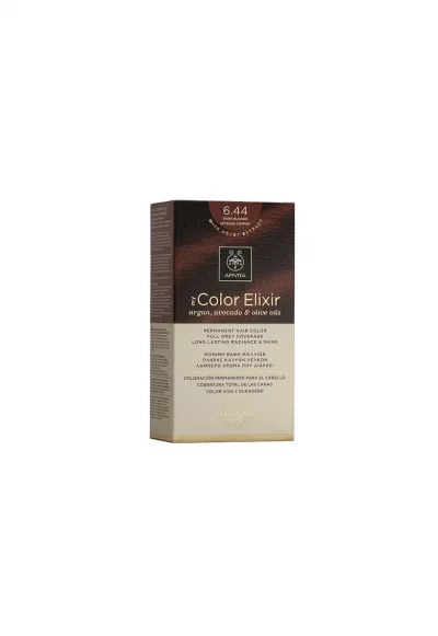 Боя за коса  My Color Elixir интензивно тъмнорусо N6.44