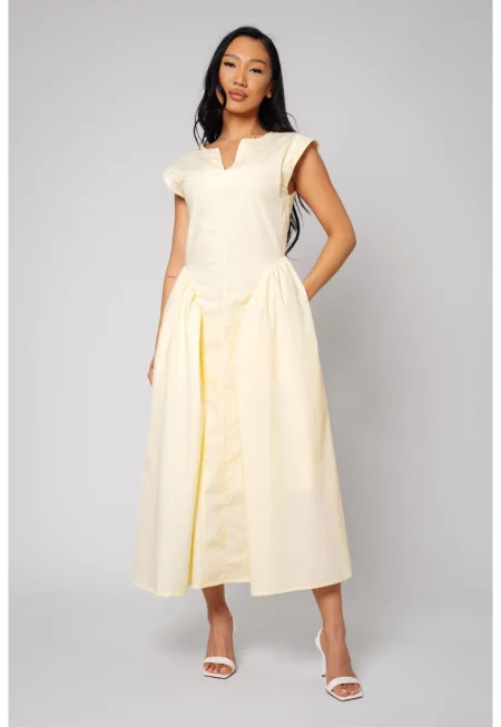 Дълга рокля Light Yellow 12689