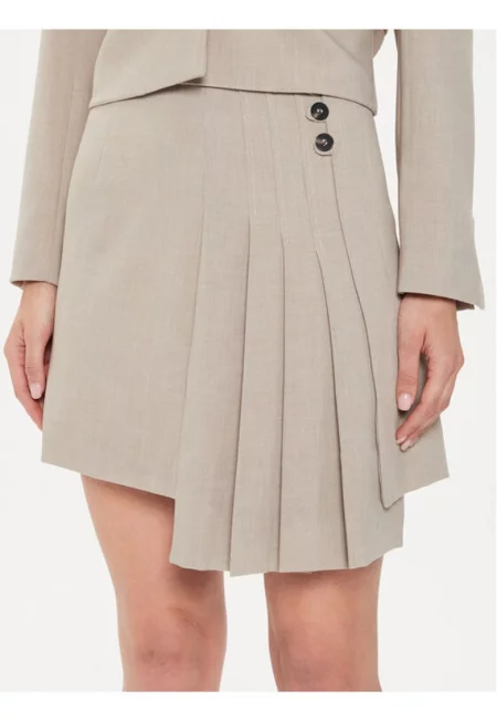 Дамска пола -  303641283 - Полиестер/Вискоза - Сив - Сив