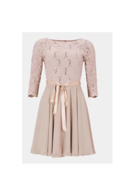 Дамска рокля -  303863906 - Полиестер - Розов