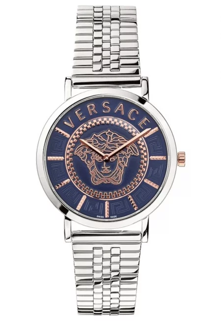 Дамски часовник  V-Essential - 36 мм - метална верижка - сребрист - водоустойчив 5 ATM