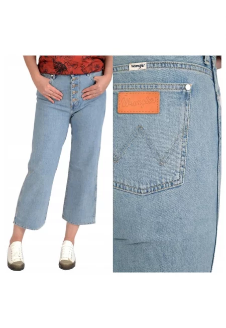 Дамски дънки -  Ретро къси дънки тип „бойфренд“ - 10882-84 - Памук - Къси - Стандартна кройка - Дънки - W27-L32 US - Сини