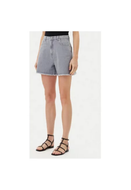 Дамски дънкови шорти  PL801112UN7 - Памук - 24 US - Сив