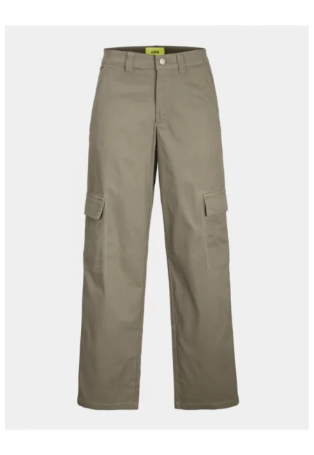 Дамски панталон -  302616619 - Памук - Зелен