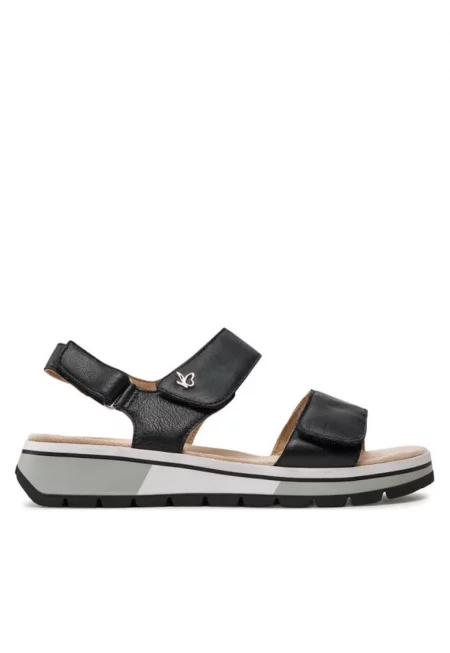 Дамски сандали -  30366567837 - Естествена кожа - Черен