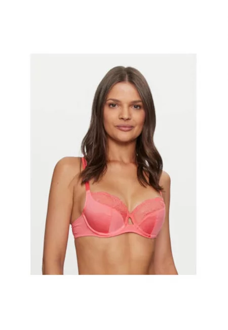 Дамски сутиен -  304178382 - Найлон/Еластан - Розов