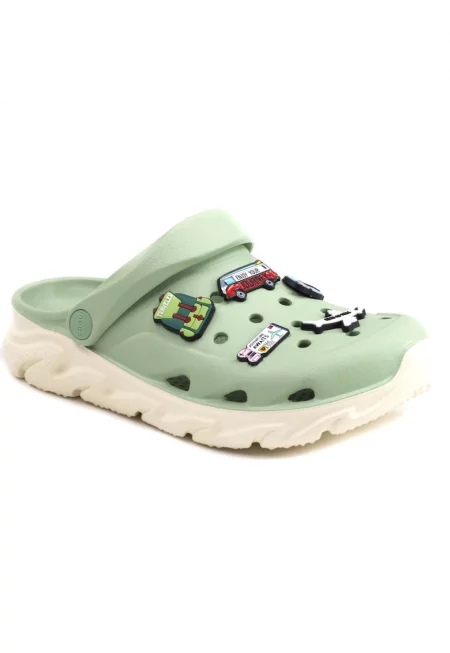 Дамско сабо 6432 РОЗОВО/СВЕТЛО ОРАНЖЕВО