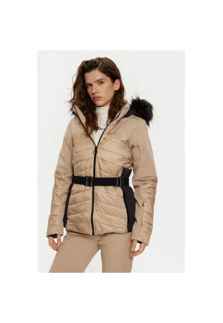 Дамско ски яке -  304332098 - Полиестер - - Бял