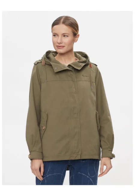 Дамско яке -  303438432 - Памук - Зелен