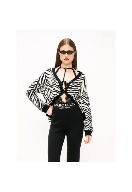 Десенирана жилетка