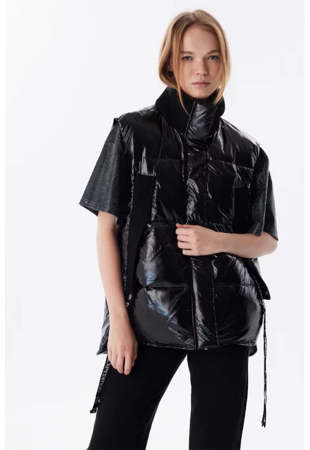 Елек от еко кожа