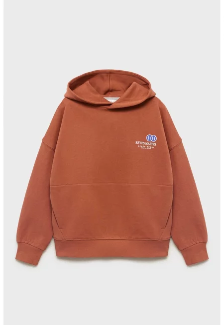 Худи с контрасти на гърба