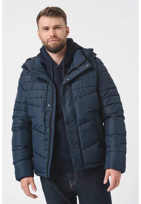 Капитонирано зимно яке с качулка