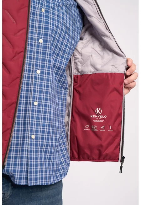 Капитонирано зимно яке с цип