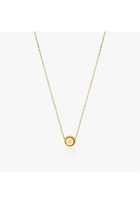 Колие от жълто злато Golden Sphere