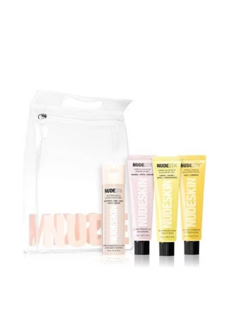 Комплект за грижа за кожата -  Citrus Skin Renewal - изсветляващ тонизиращ разтвор 95 мл - почистващ лосион 60 мл - изсветляващ скраб 60 мл - силно ...