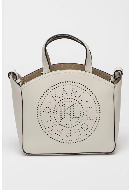 Кожена чанта Tote с лого