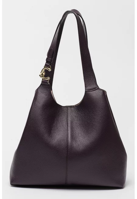 Кожена чанта за рамо C-Easy с отделящ се несесер