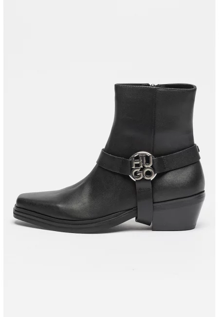 Кожени боти Kody - Черен