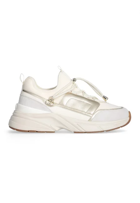 Кожени спортни обувки с текстил