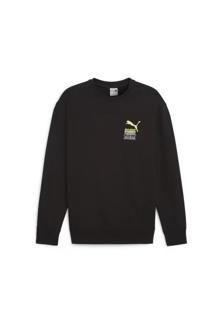 Мъжка блуза  brand love crew - 624301-01 - XS INTL - Черна