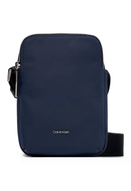 Мъжка чанта -  текстил - син - универсален