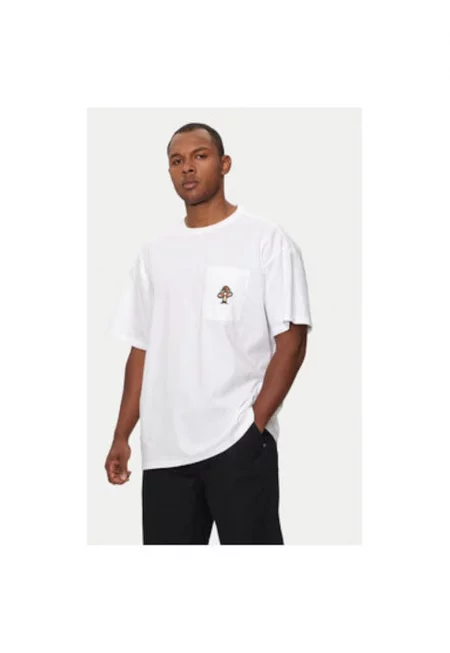 Мъжка тениска -  304113154 - Памук - Бяла - Бял