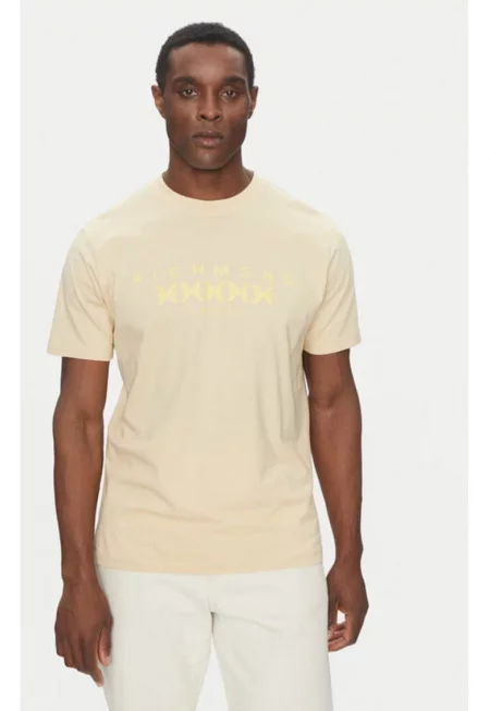 Мъжка тениска -  305347879 - Памук - Бежов - Бежов