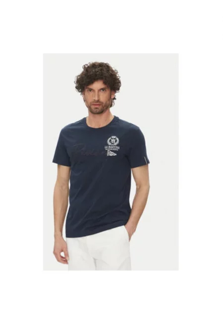 Мъжка тениска  MAR300 JS206 - Памук - Тъмносин - Тъмносин