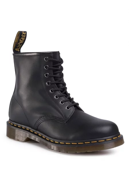 Мъжки боти - Martens - естествена кожа - черен - Черен