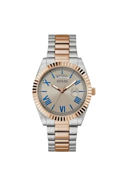 Мъжки часовник  модел GW0265G13 - кварцов механизъм - 42 мм - сребрист цвят - стоманена каишка