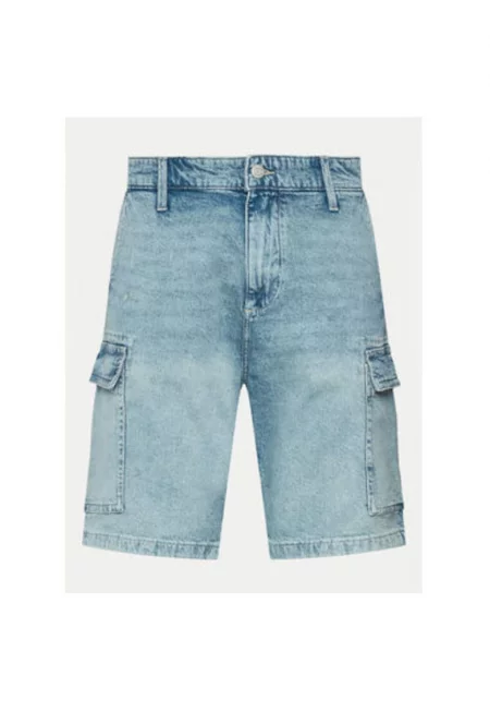 Мъжки дънки -  303554217 - Памук - Син - Син