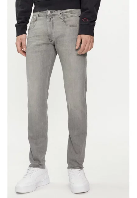 Мъжки дънки -  303873585 - Памук - Сив - Сив