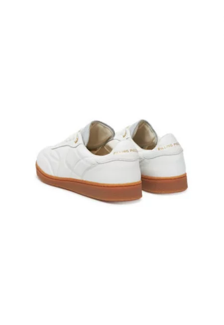 Мъжки спортни обувки - 68660061901 - Пълнеж - Естествена кожа - Бял